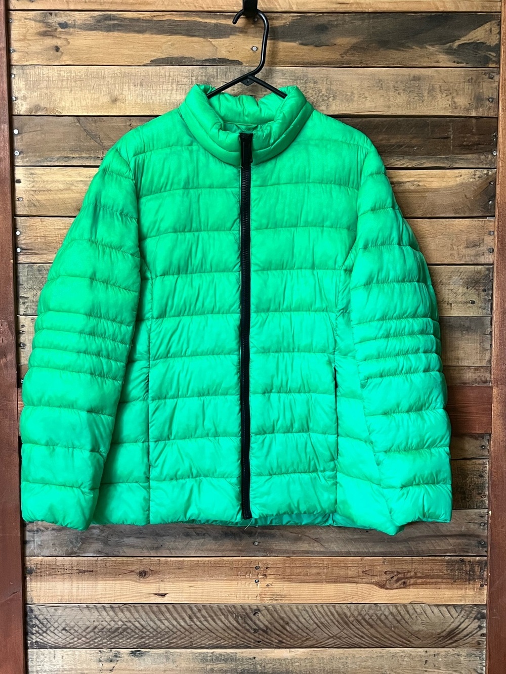 32 Degrees Vibrant Green Heat Puffer Jacket